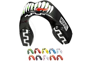 Marvel Venom Sports Mouthguard Dual Layer Premium Protection Adults Gum Shield with Case for Boxing, MMA, Rugby, Martial Arts