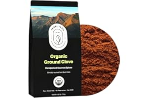 Tribal Trail Organic Ground Cloves Powder | 4.02 oz | USDA Organic & Non-GMO | Ethically Sourced from South India | Recyclable Kraft Bags | Best for Cooking, Smoothies & Baked goods