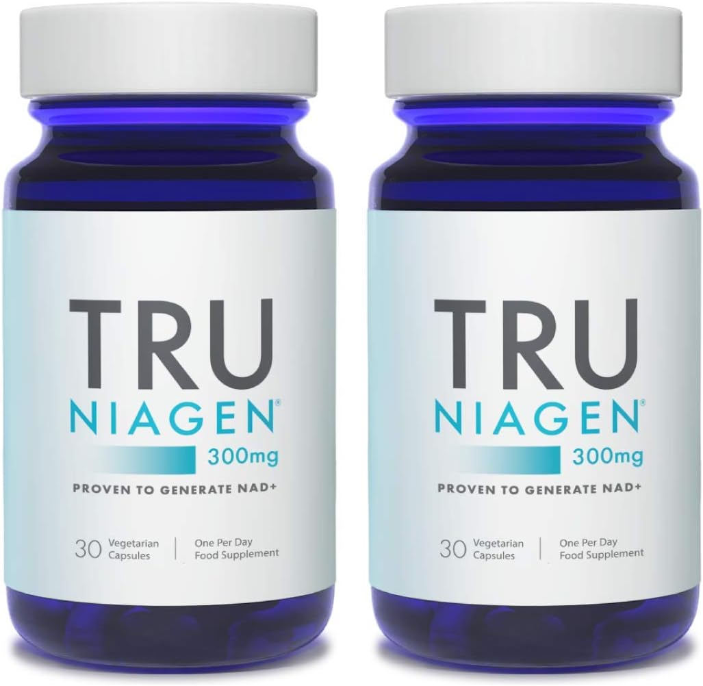 TRU NIAGEN NAD+ Supplement Niacin as Nicotinamide Riboside for Reduction of Tiredness & Fatigue, Patented Formula NR