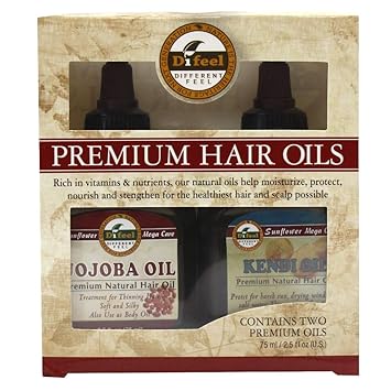 Amazon Com Difeel Premium Natural Hair Oil Jojoba Oil And Kendi
