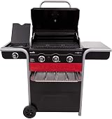 Char-Broil Gas2Coal 330 Hybrid 3-Burner Grill with Side Burner view 3