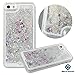 iPhone 6s case,iphone 6 case, Liujie Liquid, Cool Quicksand Moving Stars Bling Glitter Floating Dynamic Flowing Case Liquid Cover for Iphone 6 (silver+rose)