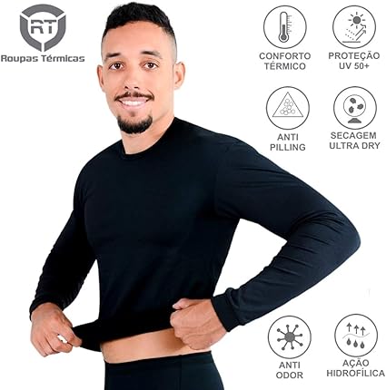 roupa termica para frio masculina