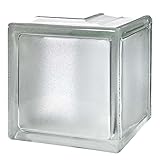 Seves Glass Block 6x6x3 Arctic Sharp Corner 90