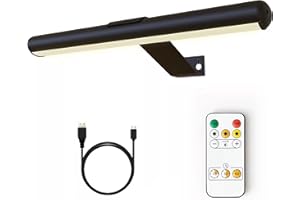 Arixinks Picture Light with Remote,Battery Painting Light with 3 Lighting Colors Rechargeable,Art Light Display Wall Light with Dimmable Timer, Full Metal Picture Light for Picture Gallery Dart