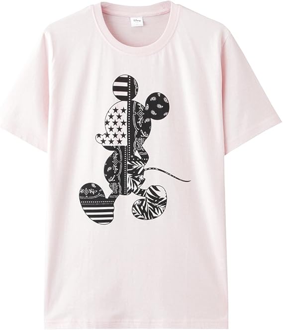 Amazon ミッキーバンダナ柄シルエットtシャツ メンズ ピンク Xl Tシャツ カットソー 通販 Amazon ミッキーバンダナ柄シルエットtシャツ メンズ ピンク Xl Tシャツ カットソー 通販