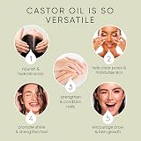 Pure World Organic Castor Oil 250ml Glass Bottle Hexane Free view 5