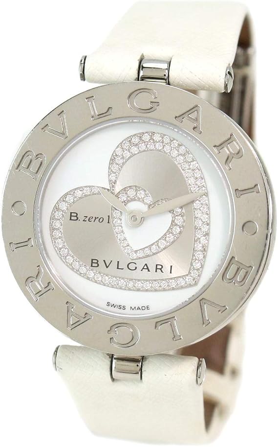 Amazon ブルガリ Bvlgari ビーゼロワン Bz30s レディース 腕時計 ダブルハート ダイヤ ホワイト 文字盤 クォーツ ウォッチ 中古 並行輸入品 レディース腕時計 腕時計 通販