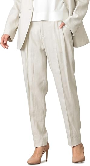 Amazon Co Jp エス エッセンシャルズ S Essentials レディース ビスリネン ストレッチ ハイウエストテーパード パンツ 36 オフホワイト 服 ファッション小物 Amazon Co Jp エス エッセンシャルズ S Essentials レディース ビスリネン ストレッチ ハイウエストテーパード パンツ 36 オフホワイト 服 ファッション小物