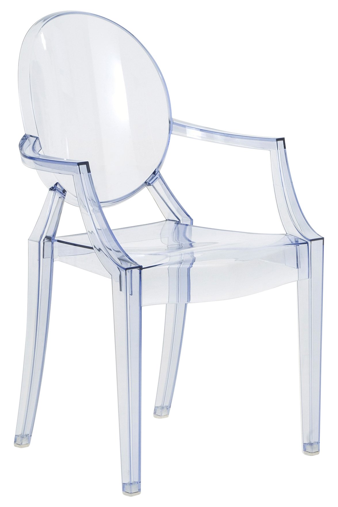 Kartell Loulou Ghost Chairs, Blue