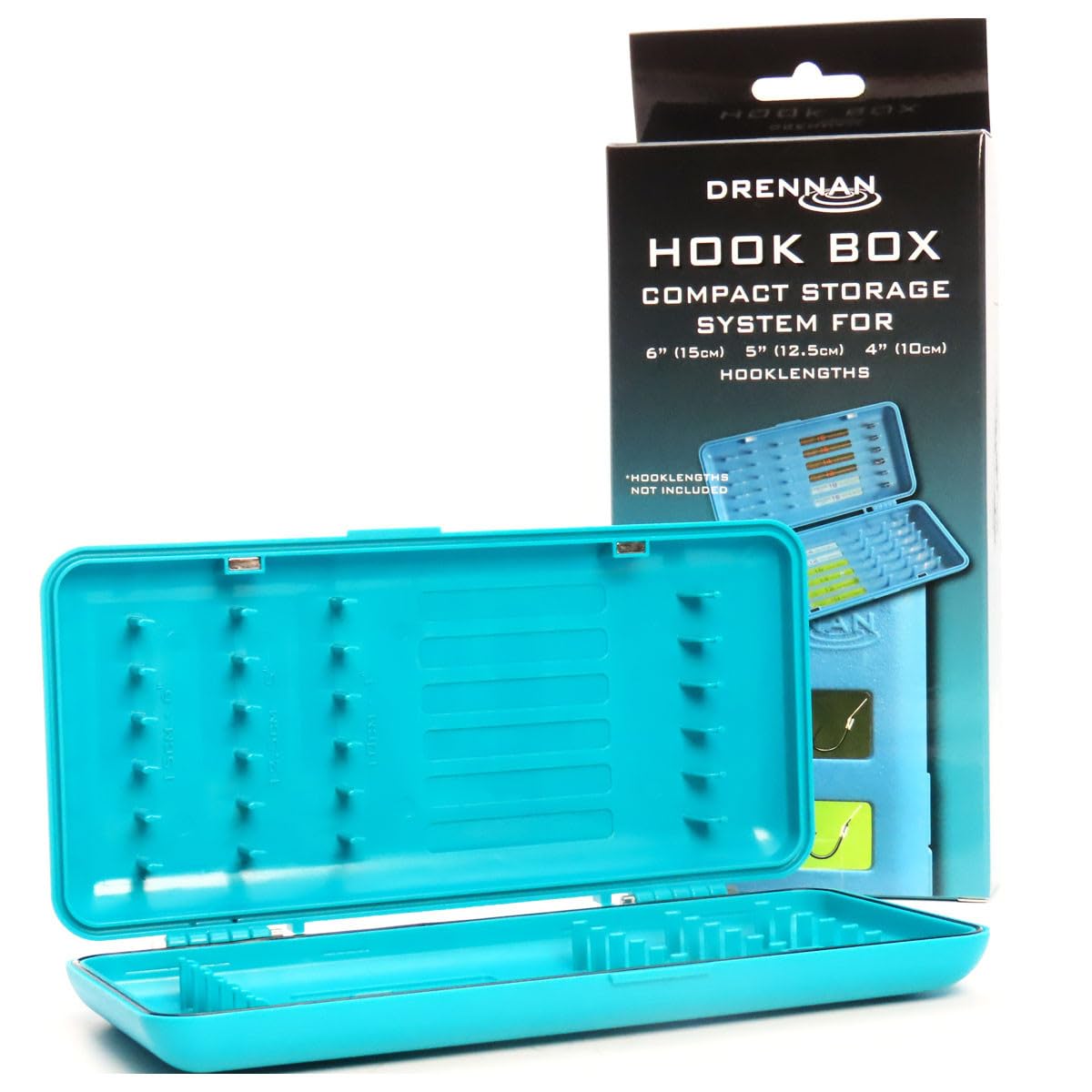 ESP Drennan Hook Box Length 6 inch 15cm with colour coded identification stickers