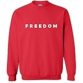 Flash Apparel Freedom Crewneck Sweatshirt Freedom Sweater America USA Patriot Liberty Gift Pullover Sweater Men Women