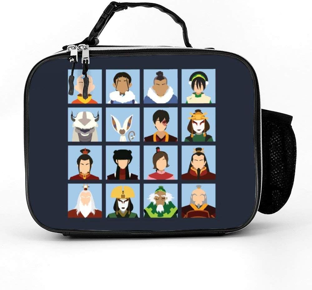 AVBER Durable Detachable leather Lunch Bags with Av-atar Cast Mens Work Lunch Box for Women Men Adults College Work Picnic Hiking Beach Fishing