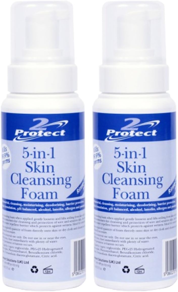 Ability Superstore 250 ml 5-in-1 2protect Skin Cleansing Foam - Pack of 2