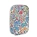 Kipling 100 Pens Printed Case Little Flower Blue