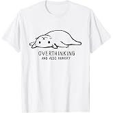 Threadless Fox Shiver Overthinking And Also Hungry Graphic T-Shirt