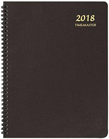 2018 Black TimeMaster Large Softcover Weekly Planner