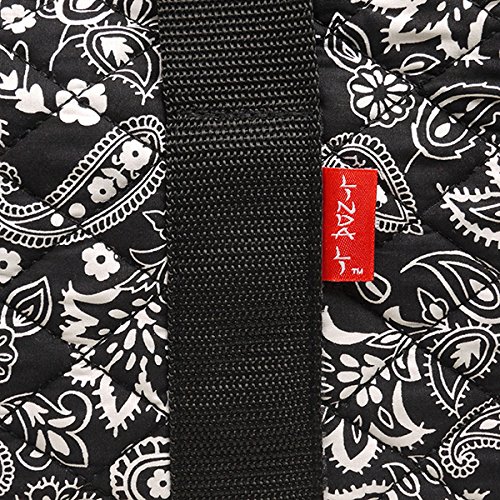 NEW! - Empty Mahjong Bag - Paisley Black Soft Bag by Linda Li - Empty Bag Only