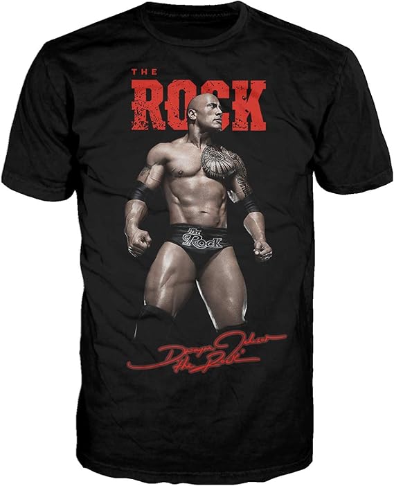 WWE The Rock Showtime Pose Official Men