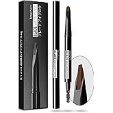 MAVENI Browcharm Microblading Eyebrow Pencil for Women,0.1mm Ultra-Fine Mechanical Pencil,Makeup Brow Definer Waterproof,Draws Tiny Brow Hairs and Fills in Sparse Areas and Gaps