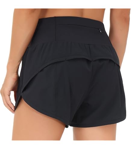 Short De Course Femme Free People FP Movement - Taille Haute The Way Home - Taille S Jaune