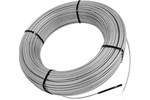 Schluter Ditra-Heat-E-HK Electric Floor Heating Cable Kit with Temperature Sensors - Ideal for Interior Tile Floors - Minimal