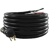 Conntek 14302 RV/Generator Power Cord 30-Foot 50 Amp Male Plug to Bare Wire