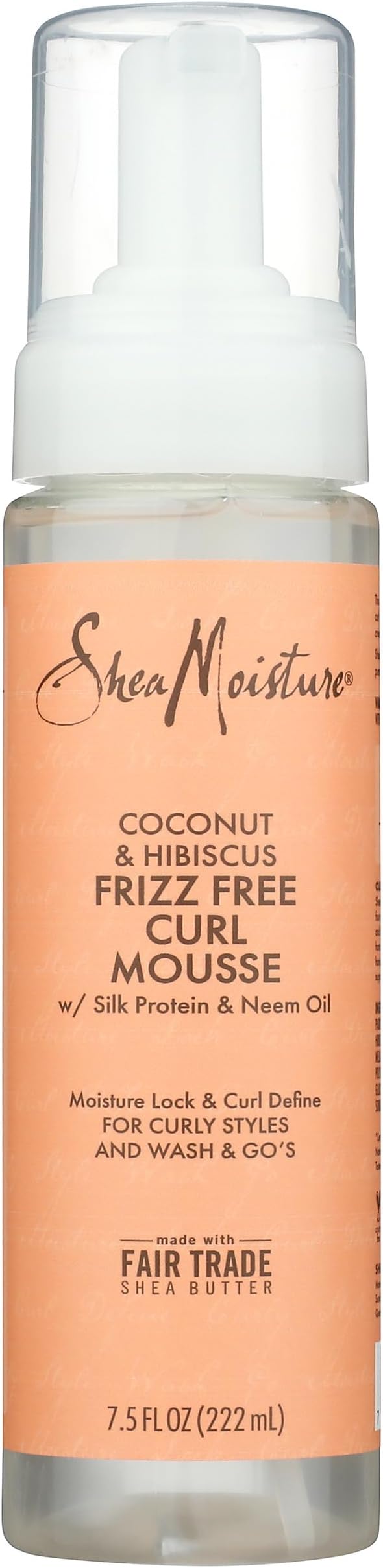 Shea Moisture Coconut & Hibiscus Frizz-Free Curl Mousse 220ml