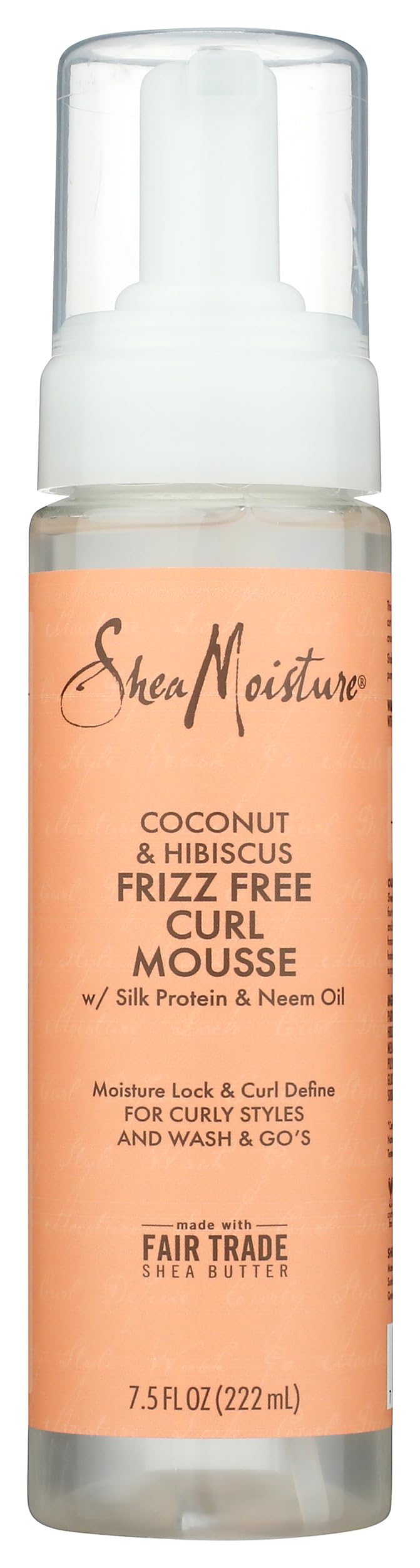 Shea Moisture Coconut and Hibiscus Frizz-Free Curl Mousse 220 ml