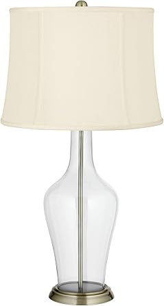 cream colored table lamps