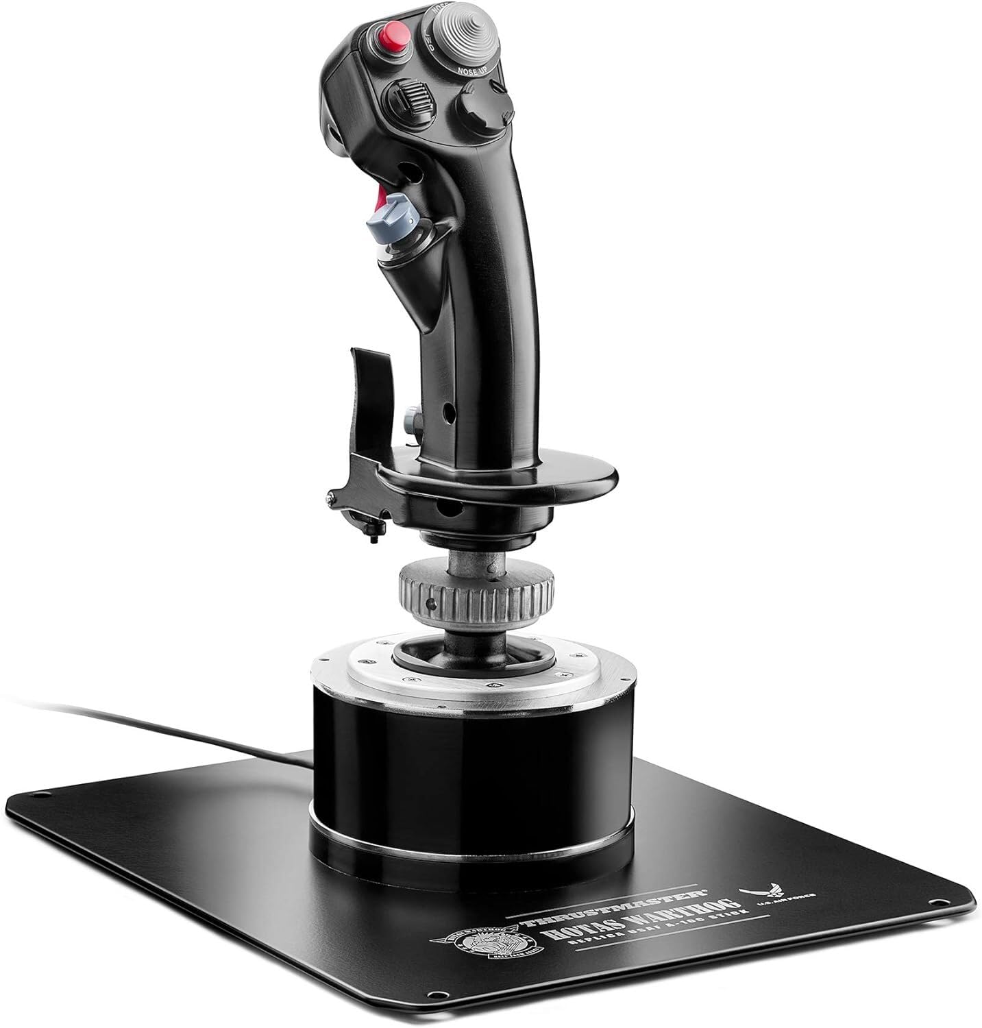Thrustmaster HOTAS Warthog Flight Stick para simulación de vuelo, réplica oficial del avión A-10C de la Fuerza Aérea de EE. UU. (Compatible con PC)