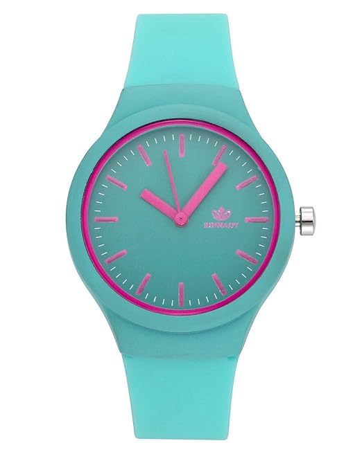 MINIFO Damen Armbanduhr Mädchen Jungen Silikon Uhren Sportuhr Kinderuhr Analog Quarzuhr
