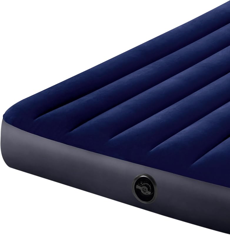 Intex 64758, cama inflável, unissex, azul, 137x191x25cm