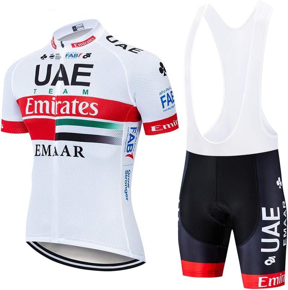 CHHBS Breathable Summer Cycling Jersey Set Men‚Äôs Quick Drying MTB Short Sleeve Padded Cycling Suit