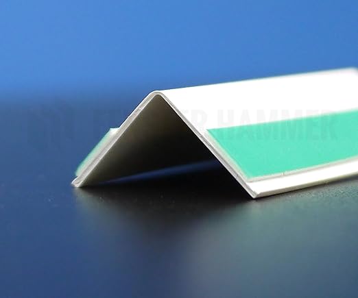 Knickwinkel selbstklebend Winkelleiste 25x25mm 10m lang Winkelprofil Fensterleiste auf Rolle