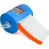 TAPEBEAR Pre-Taped Masking Film with Dispenser, 22" x 30Yards | Plastic Sheeting for Painting, Tape and Drape Painters Masking Tape Film Plastic Drop Cloths for Auto Appliance Furniture