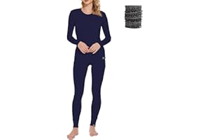 MERINNOVATION Merino Wool Base Layer Set for Women 100% Merino Wool Thermal Underwear Set