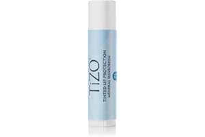 TiZO Lip Protection | Tinted | Broad Spectrum Sunscreen | UVA/UVB Protection | For all skin types | Titanium Dioxide and Zinc Oxide | 0.14 oz / 4.5 g