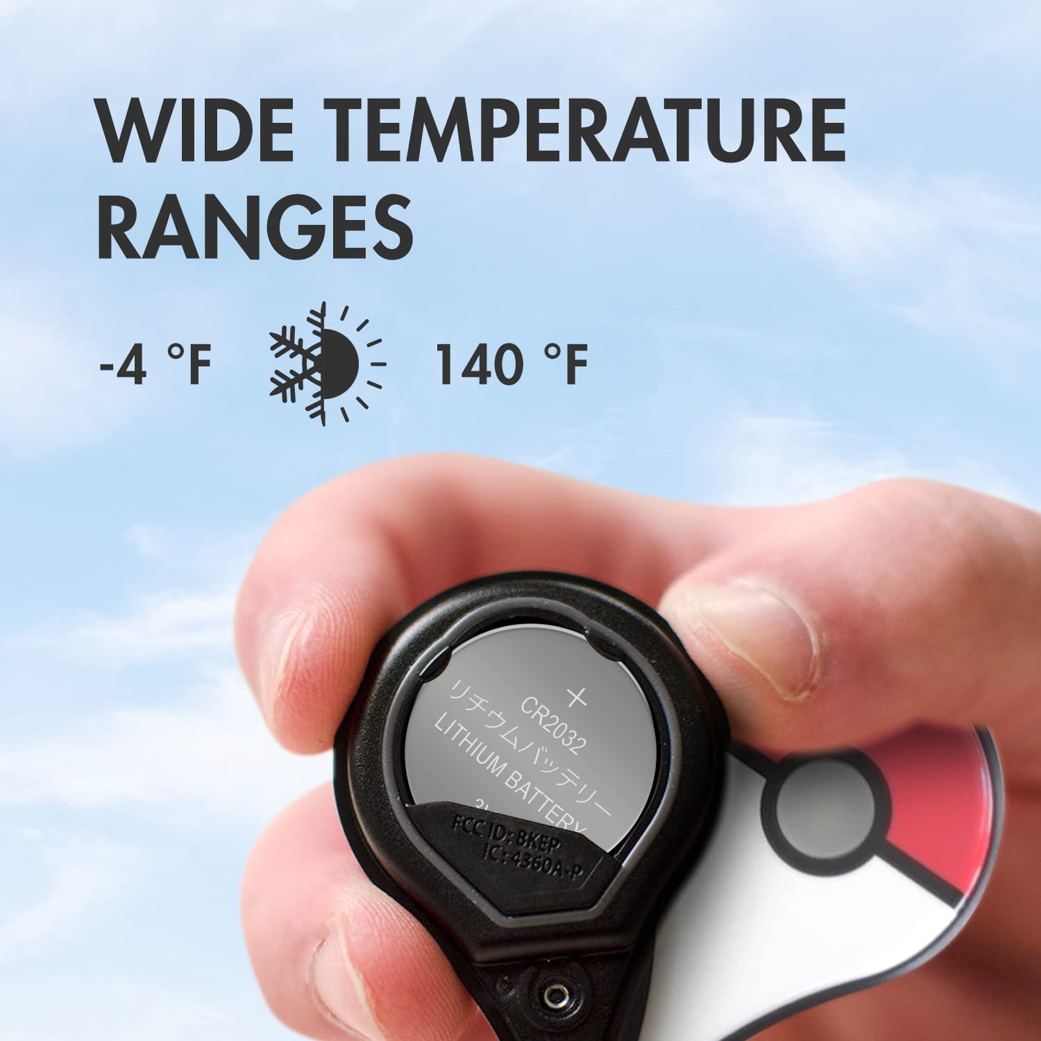 Tenergy 3V CR2032 Batteries, Lithium Button Coin Cell 2032 Battery, Compatible with AirTags, Key FOBs, Calculators, Coin Counters, Watches, Heart Rate Monitors, Glucometer, and More, 10 Count