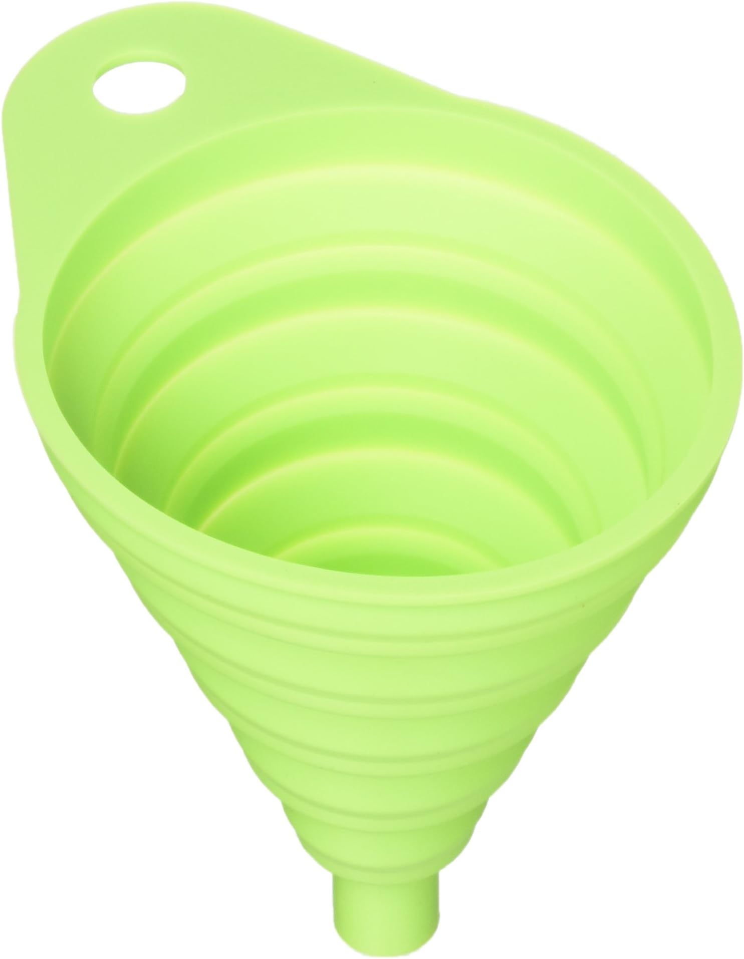 Bless Line Silicone Funnel Foldable Funnel for Liquid Transfer 100% Food Top Grade Silicone (Green) (Green)