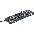 Hercules DJ DJControl Starlight | Pocket USB DJ Controller with Serato DJ Lite, Touch-Sensitive Jog Wheels, Built-in Sound Card and Built-in Light Show