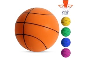 EPJJi Silent Basketball Size 7(29.5"), 2025 Upgrade Silent Basketball Dribbling Indoor, Lightweight No Noise Foam Basketball Soundless Basketball for Quiet Dribbling and Indoor Training