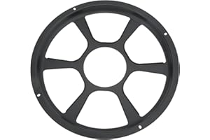 MAVIS LAVEN Car Speaker Cover Protector, Black Iron Audio Speaker Grill for Home or Car Subwoofer, Enhances Appearance and Pr