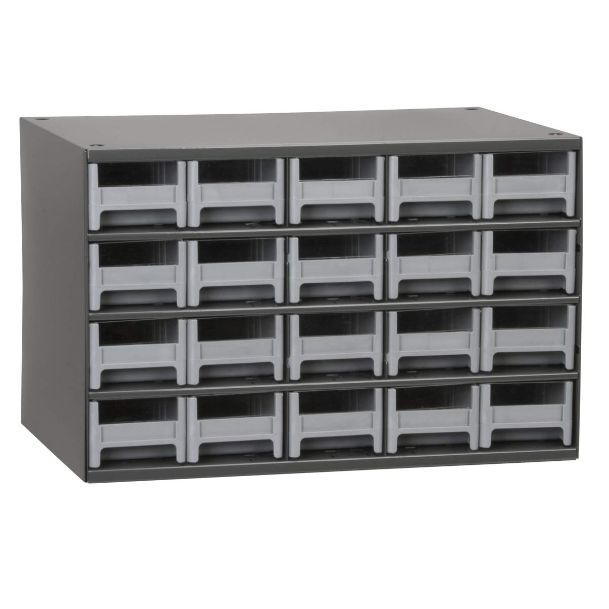 Photo 1 of ***JUST FRAME*** Akro-Mils Steel Garage Storage Cabinet, Small Parts Organizer Metal Cabinet for Hardware, Nails, Screws, Bolts, Nuts, and More, 17" W x 11" D x 11" H, 20-Drawer, Gray Cabinet/Gray Drawers (19320)