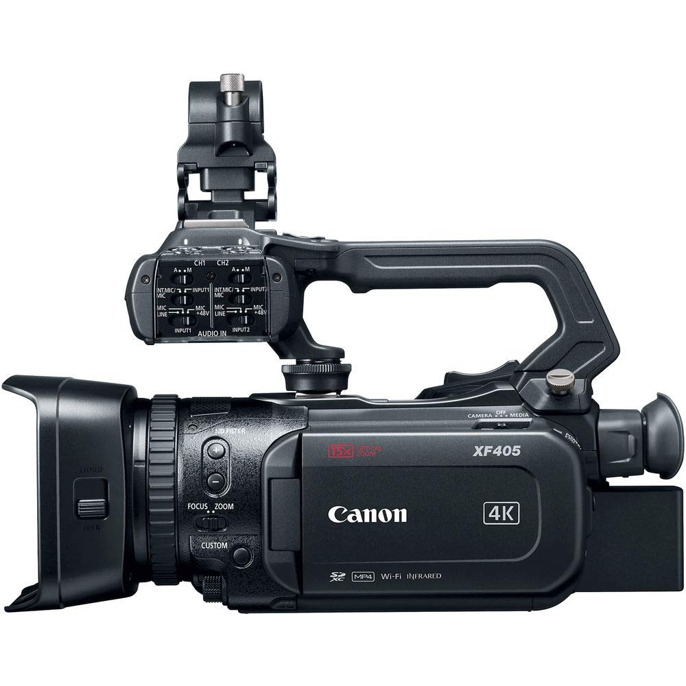 Canon XF405 4K UHD 60P Camcorder +Dual Pixel Autofocus + Video Editing