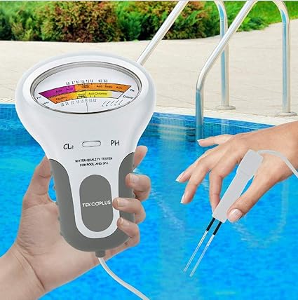 Fasloyu Kit De Test De Chlore Et De Ph Analyseur