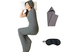 Portable Breathable Sleep Bag Sleeping pod Promotes Sleep and Relaxation; Durable Blanket Business Travel Home Camping Sleep 