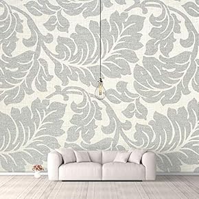 Wall Murals for Bedroom Traditional Flower Pattern Removable Wallpaper Peel and Stick Wall Stickers - 66x96 inches