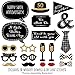 Big Dot of Happiness 50th Anniversary - Photo Booth Props Kit - 20 Count