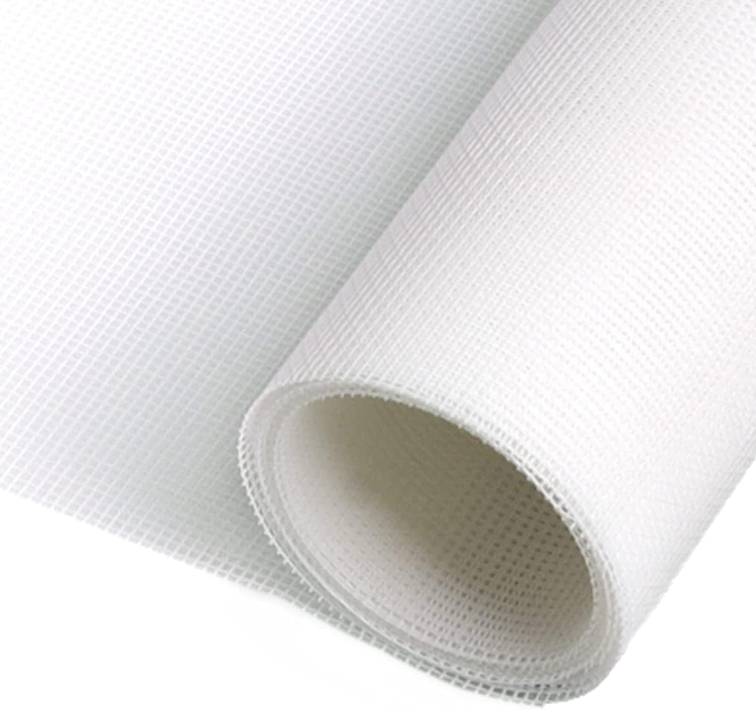 fowong Insect Mesh Curtain, 90cm X 225cm Durable Polyester Netting Fabric Window Screen Mesh for Windows, Anti-Pollen Fabric for Air Fresh High Density Dust-Proof ＆Waterproof Net, White